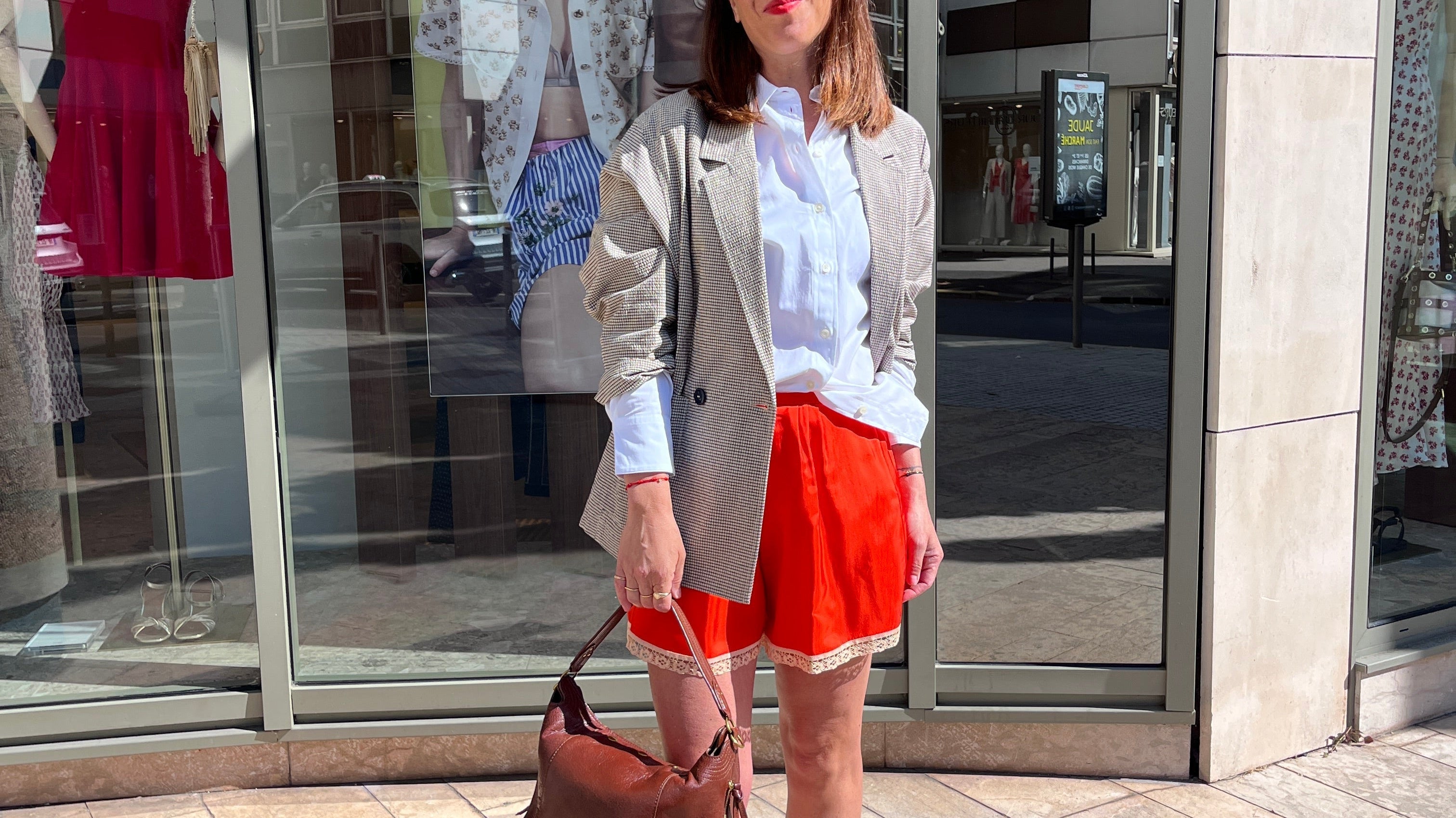 short tendance été , short en soie coloré tendance