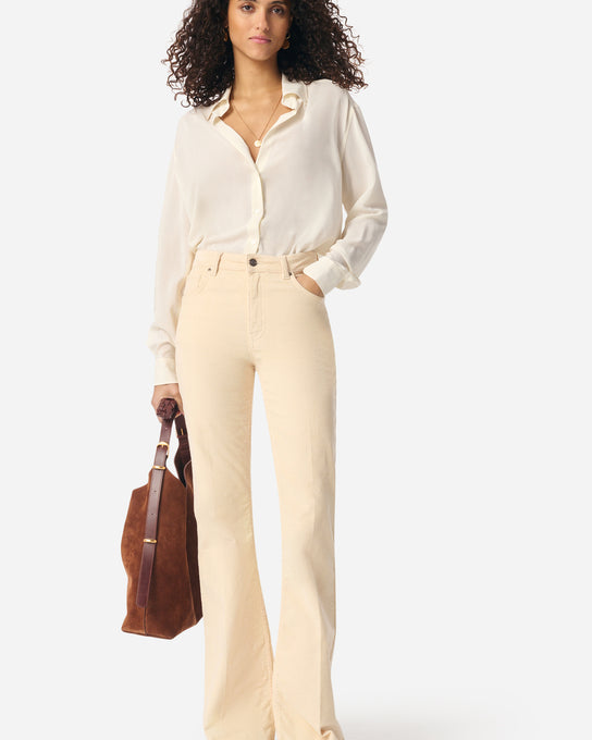 Chemise Druyat Vanessa Bruno, coloris ecru, soie – vue 2