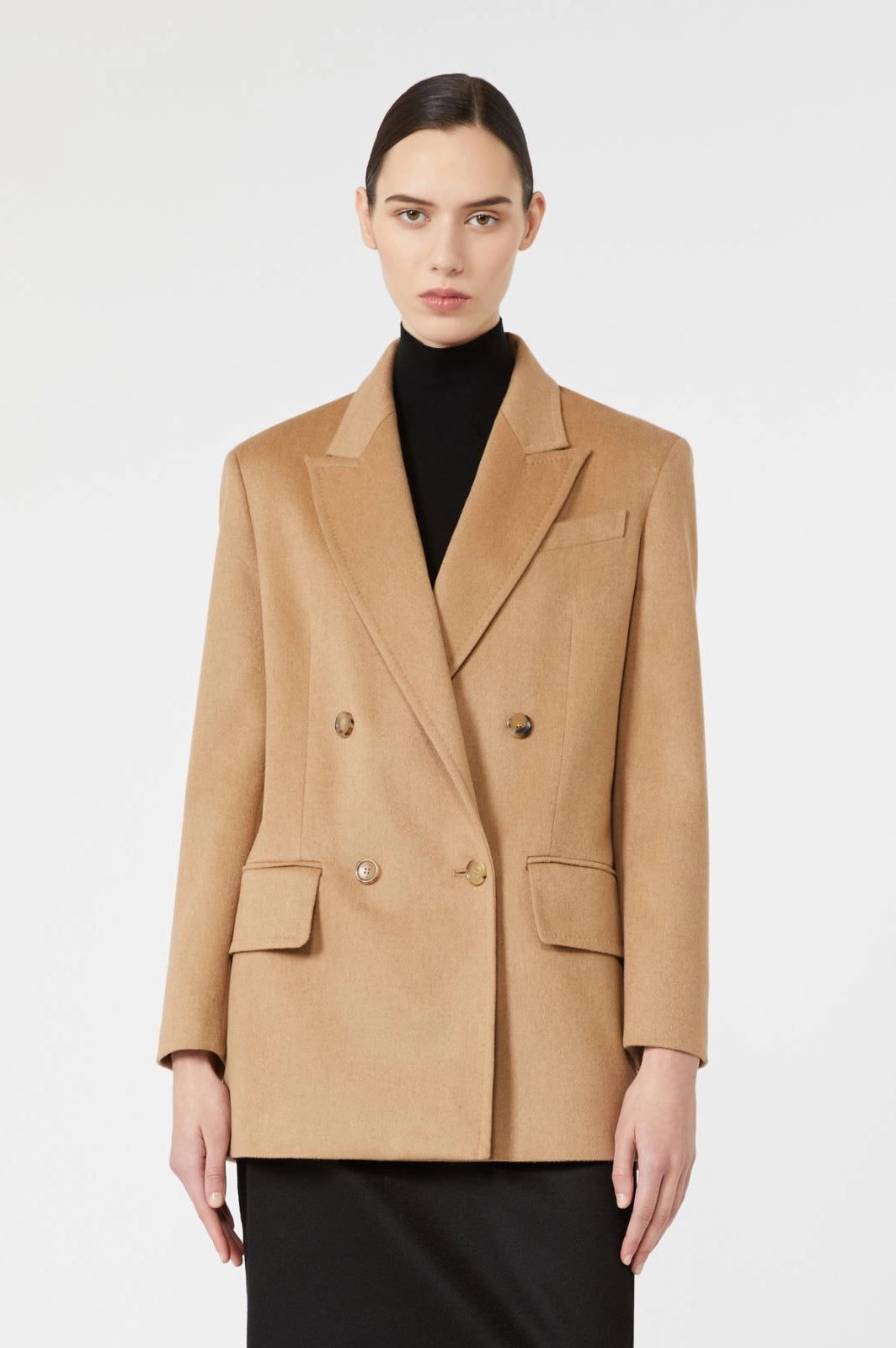Veste Olimpia Max Mara, coloris chameau, chameau – vue 2