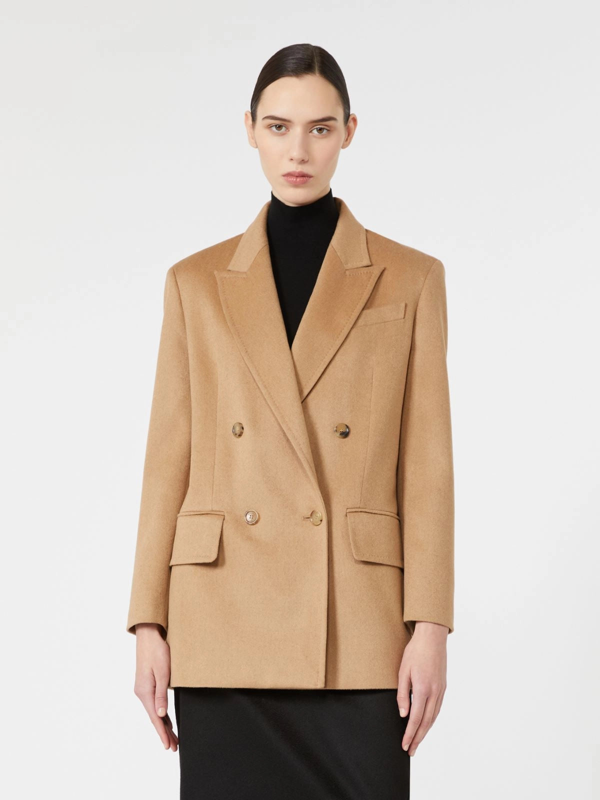 Veste Olimpia Max Mara, coloris chameau, chameau – vue 2
