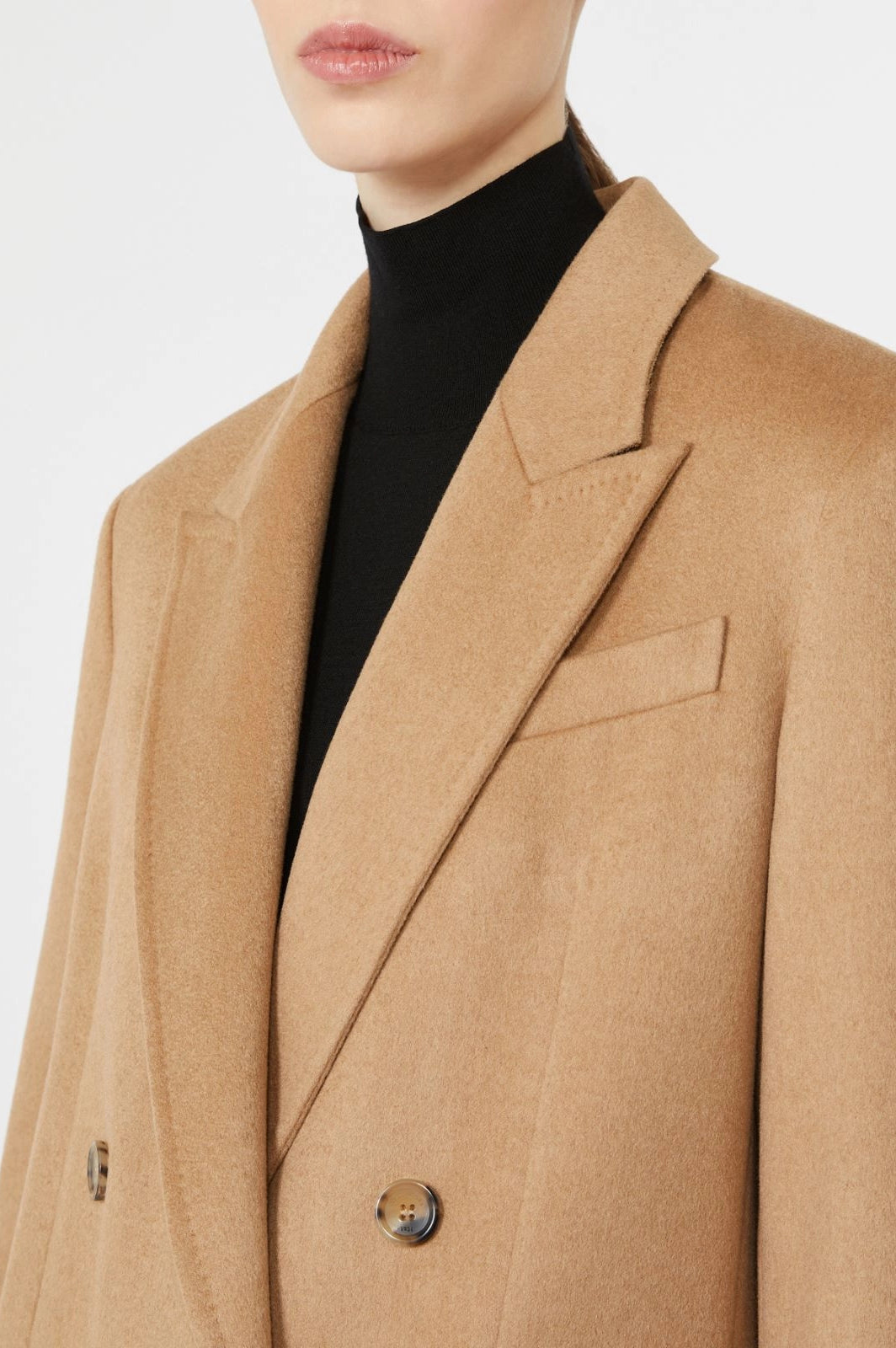 Veste Olimpia Max Mara, coloris chameau, chameau – vue 3
