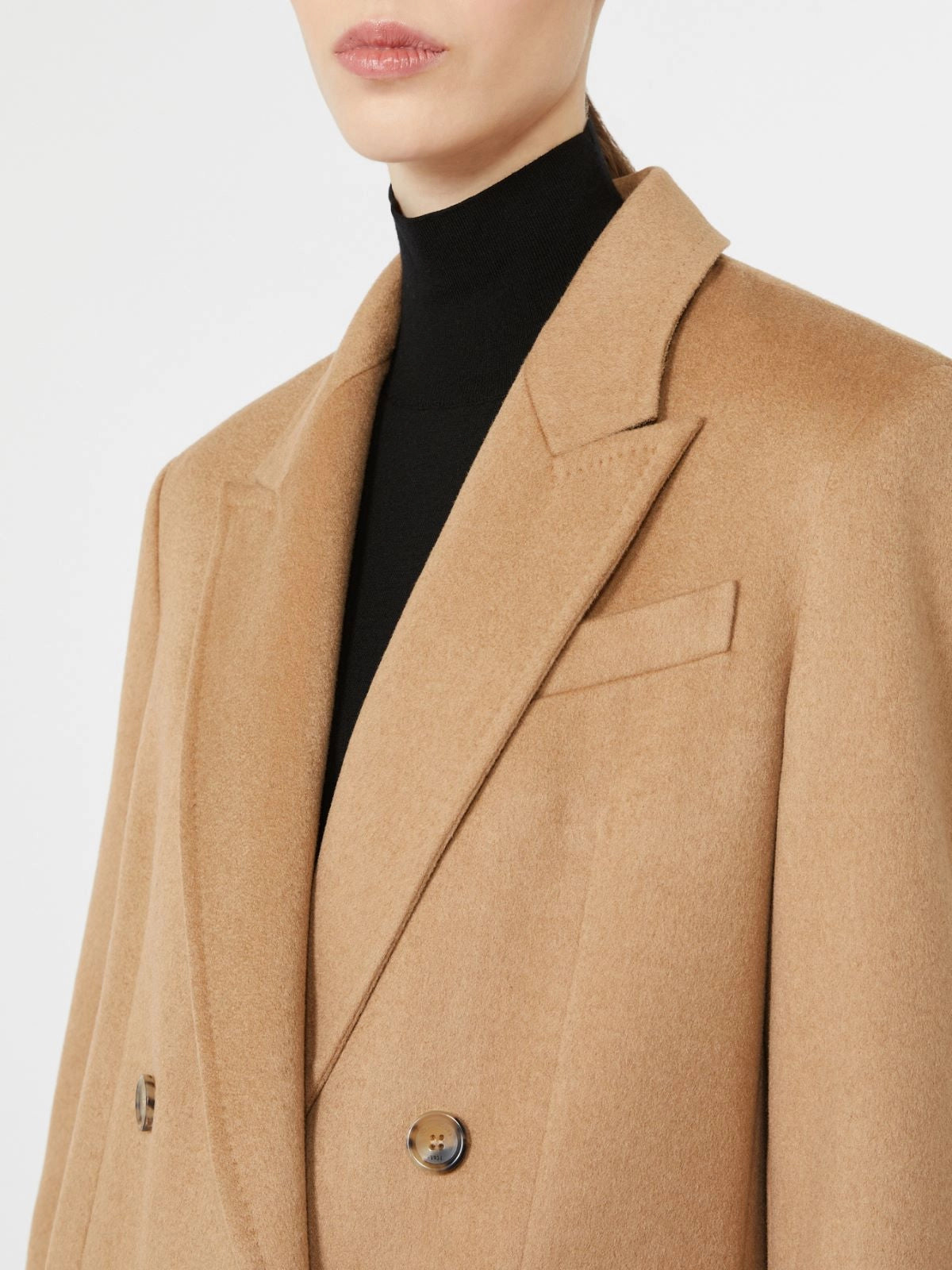 Veste Olimpia Max Mara, coloris chameau, chameau – vue 3