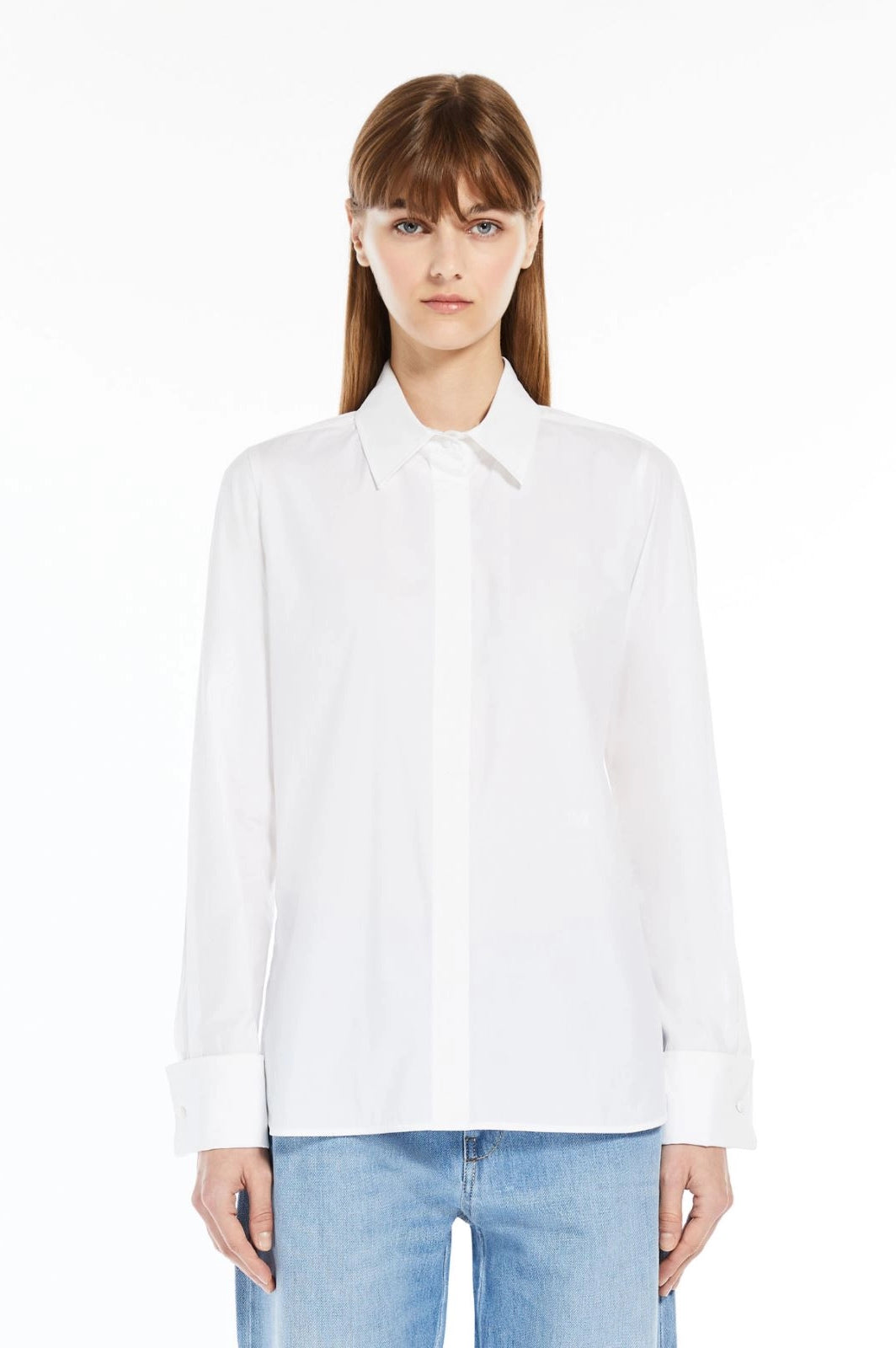 Chemise Knut Max Mara, coloris blanc, coton – vue 2