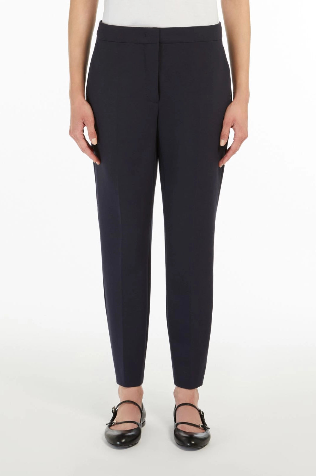 Pantalon Pegno Max Mara, coloris noir, viscose – vue 3