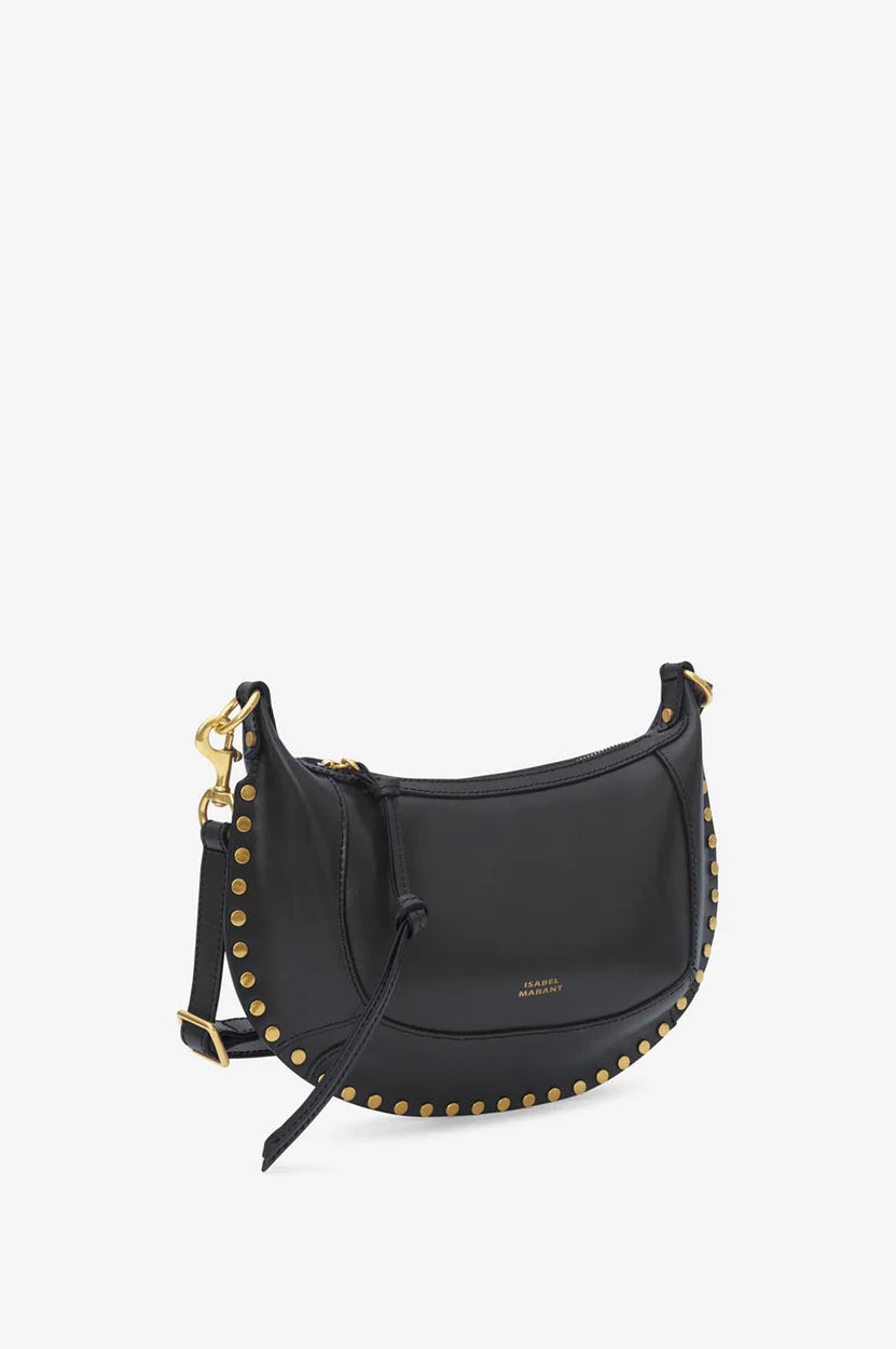 Sac Oskan Moon Isabel Marant, coloris moka, cuir – vue 2