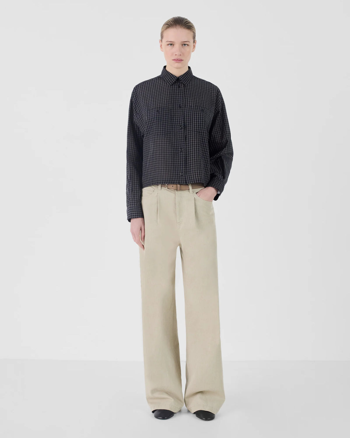 Chemise Zendaya Masscob, coloris noir, coton