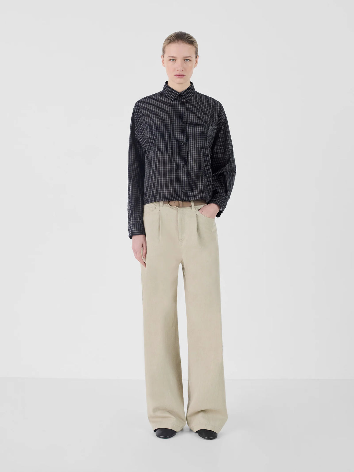 Chemise Zendaya Masscob, coloris noir, coton