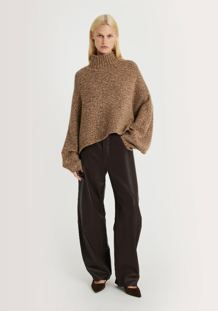 Pull Otis Margaux Lonnberg, coloris brown, laine