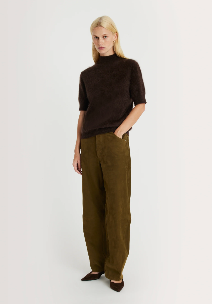 Pull Kali Margaux Lonnberg, coloris brown, fluffy