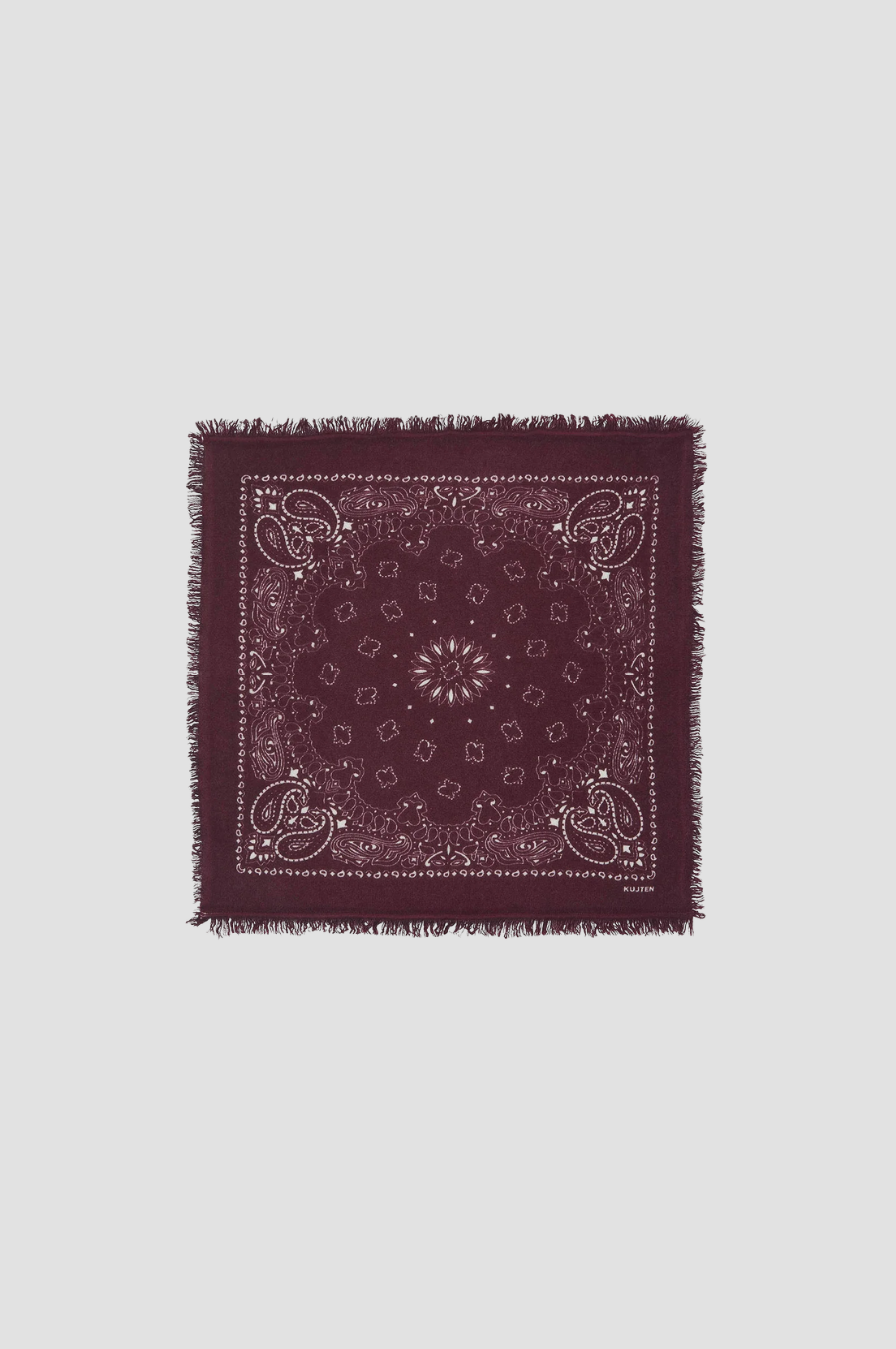 Bandana Hachiko Kujten, coloris noir, cachemire