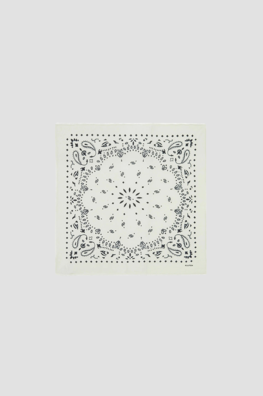 Bandana Hachiko Kujten, coloris noir, cachemire – vue 4