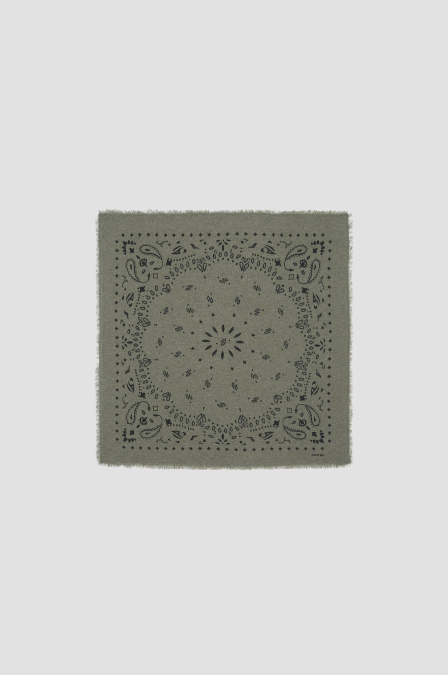 Bandana Hachiko Kujten, coloris noir, cachemire – vue 5