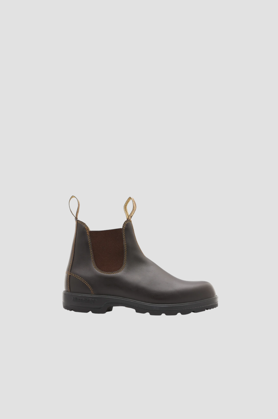 Boots Chelsea walnut brown 550 Blundstone, coloris chocolat, cuir