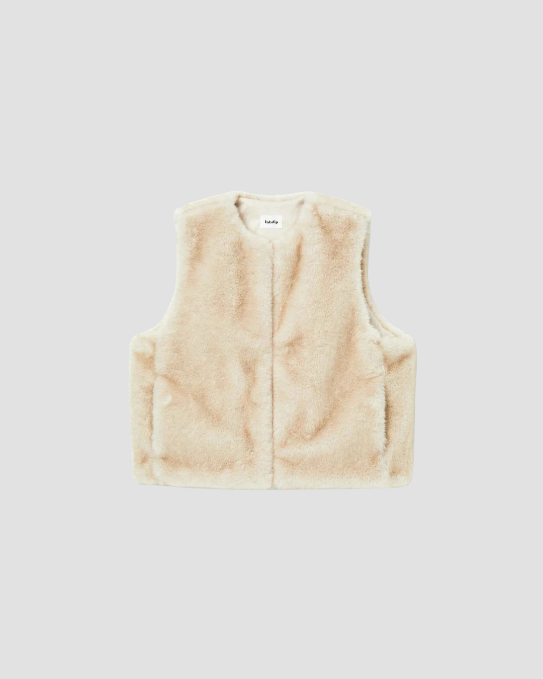 Gilet Baci Labdip, coloris creme, polyester