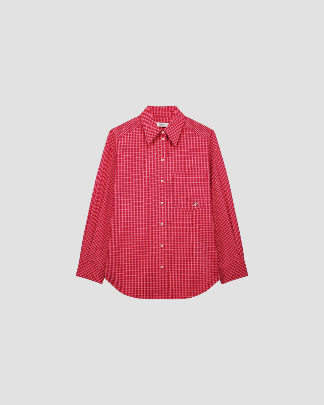 chemise rouge en coton femme, marque roseanna, modele nirvana first