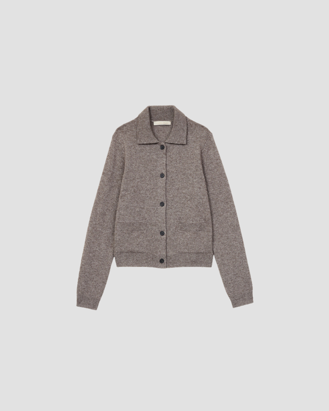cardigan femme , modele humphrey, marque vanessa bruno
coloris taupe , en laine et yak