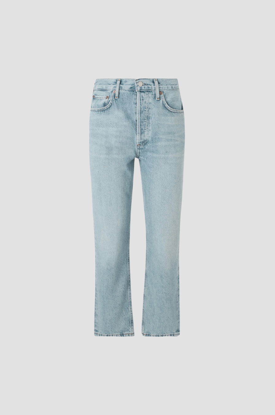 jean slim femme, modèle Riley , marque Agolde, coloris stream