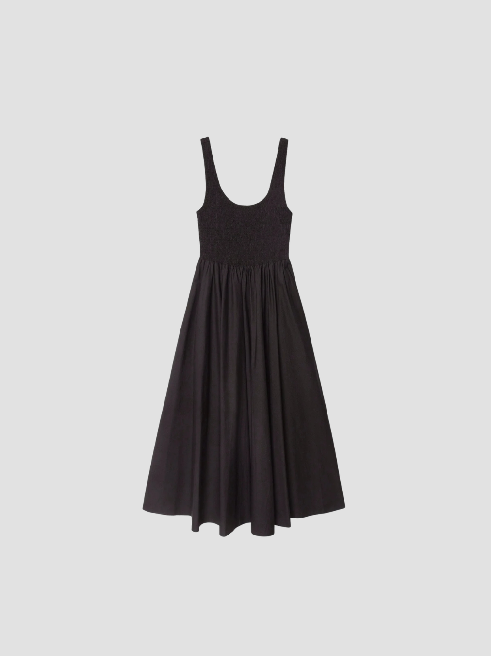 Robe noire Xirena au style effortless, avec une coupe fluide et un tombé naturel
Robe Xirena noire élégante et décontractée, parfaite pour un look minimaliste chic