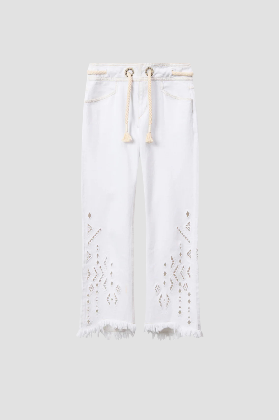 jean blanc isabel marant
jean brodé
jean tendance bohème
jean isabel marant
défilé isabel marant