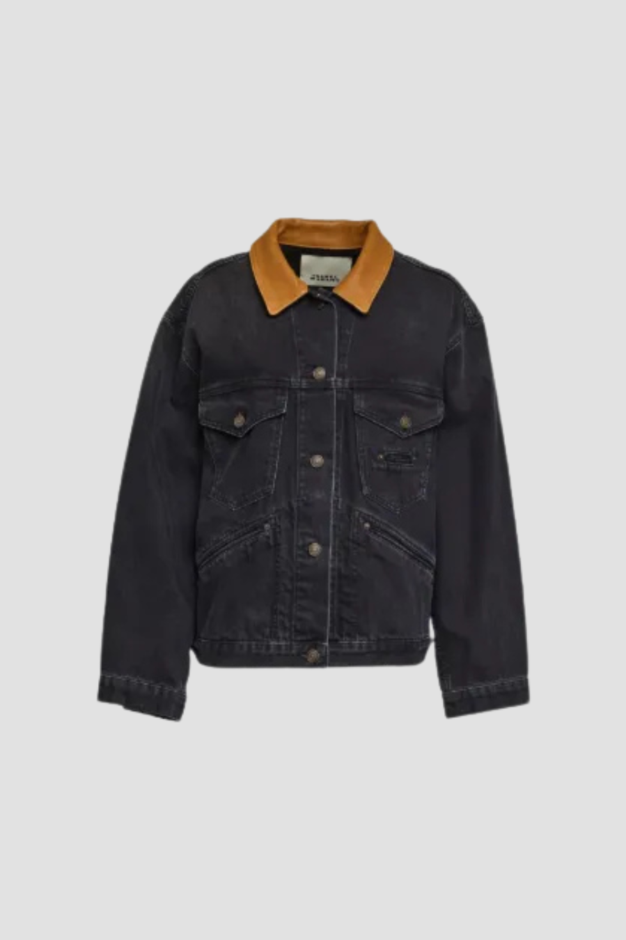 veste petunia isabel marant
veste avec col en cuir très tendance
veste tendance col en cuir
isabel marant