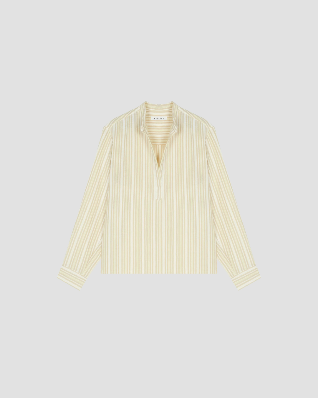 chemise java masscob
chemise en gaze de coton
chemise tendance rayée
chemise d'une marque espagnole réputée