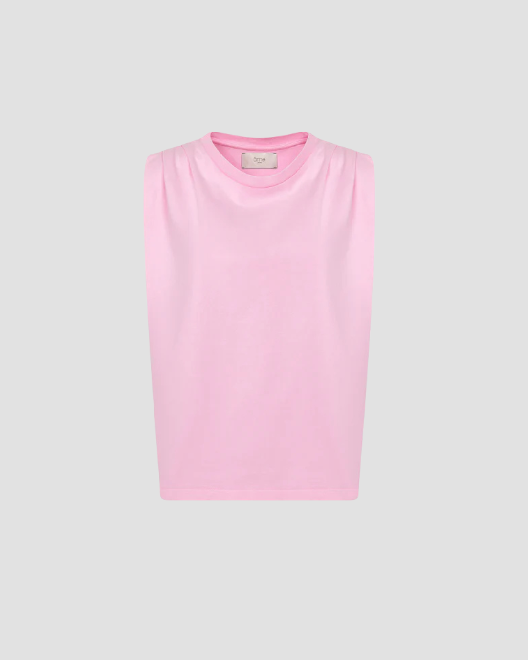Tee-shirt en coton sans manches, coloris rose, marque Ame, modèle Nouka