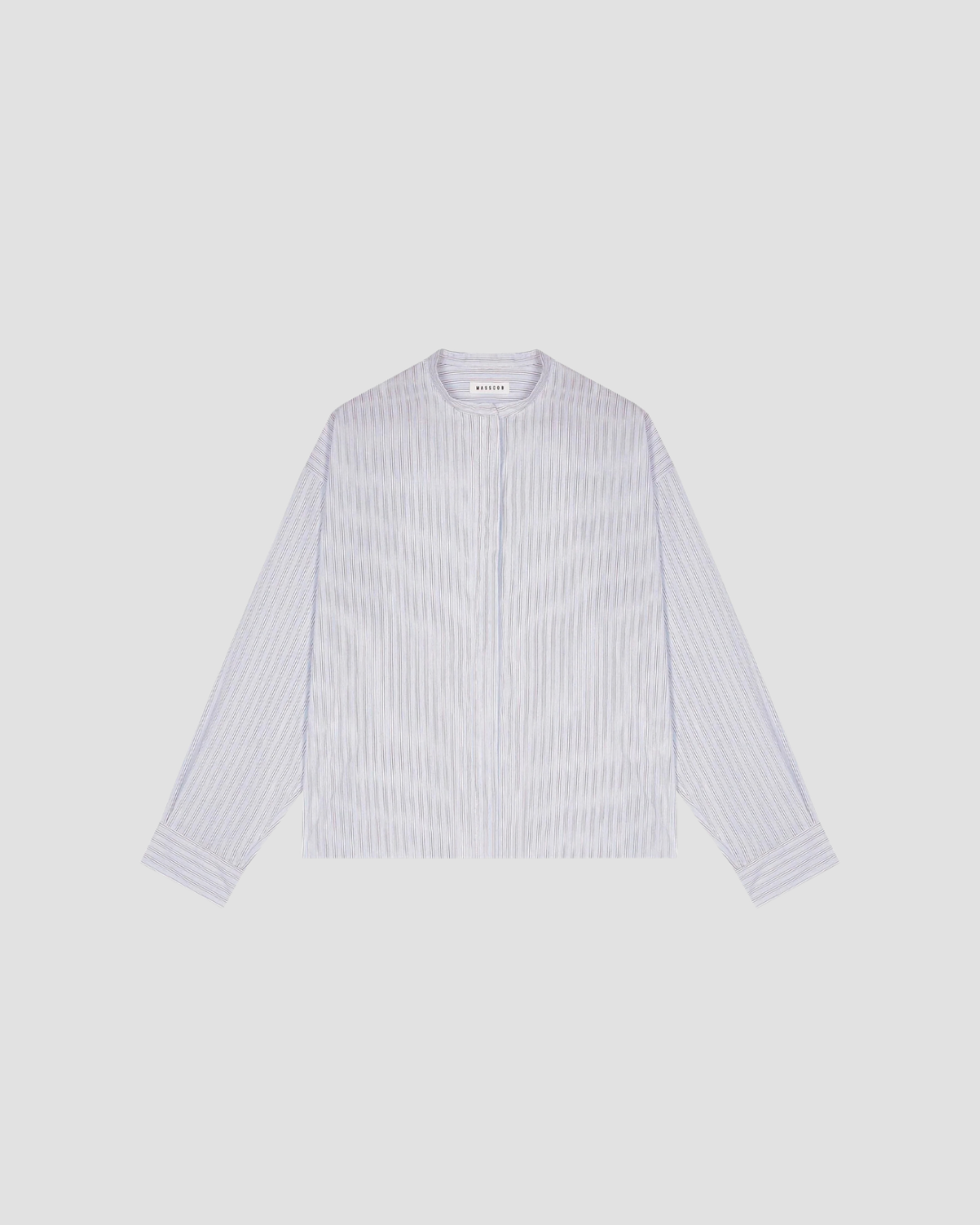 Chemise Jerry Masscob, coloris rayé bleu, viscose