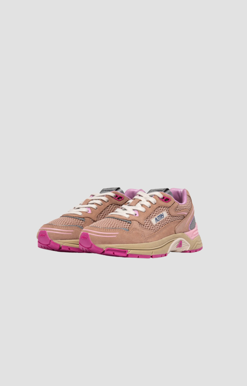 Baskets Hyperway CI06 Autry, coloris vieux rose, coton – vue 2