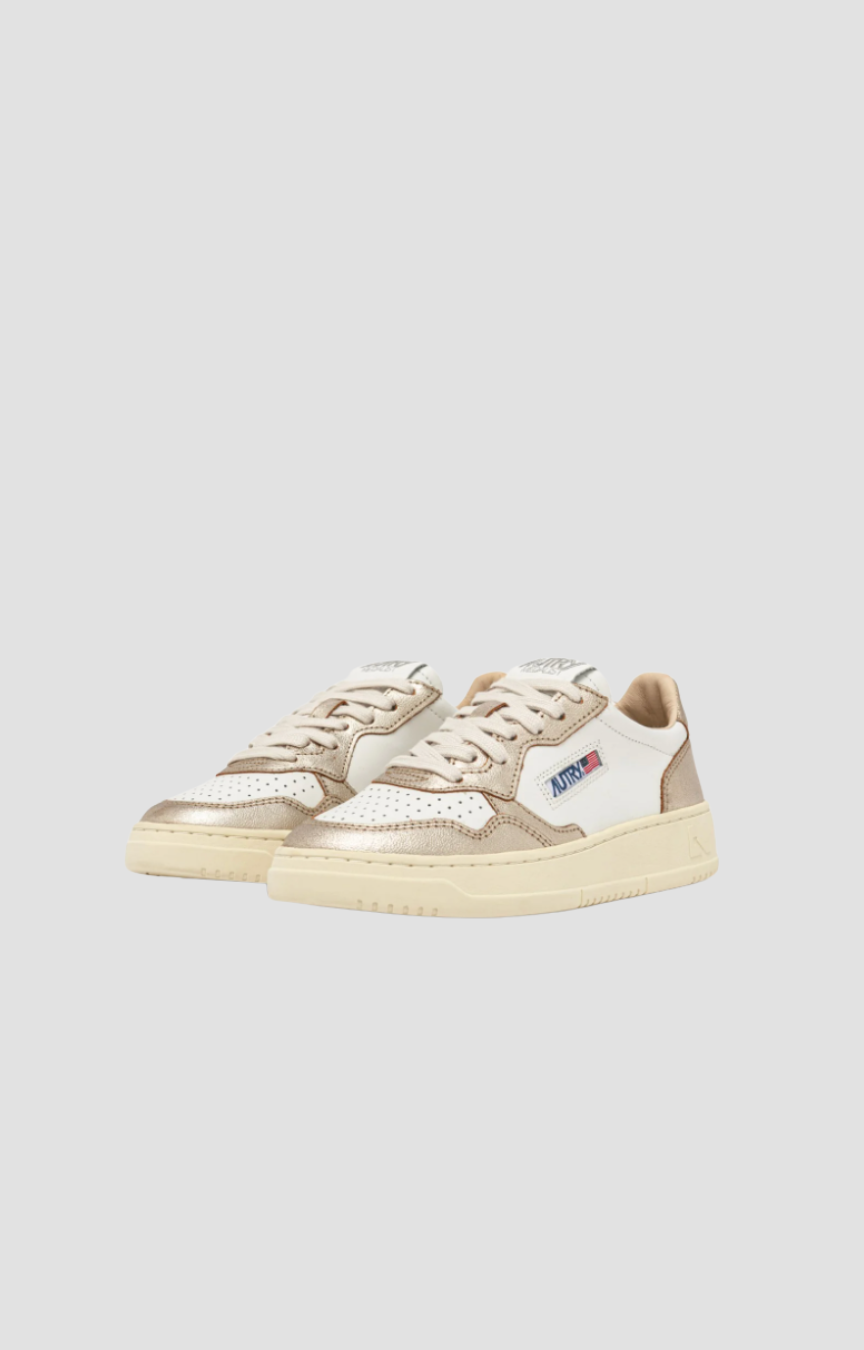 Baskets Médalist WB16 Autry, coloris dore, cuir – vue 2