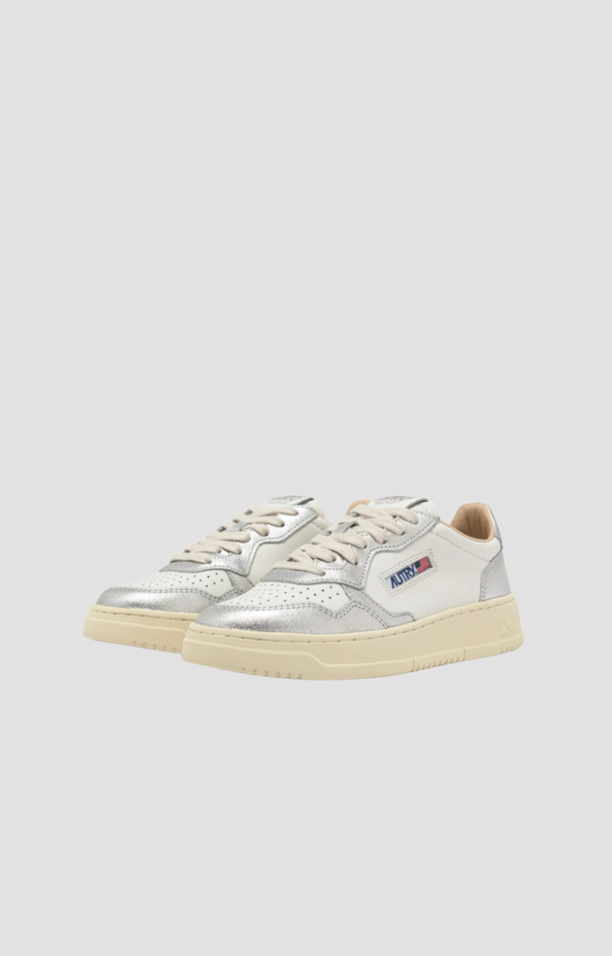 Baskets Medalist WB18 Autry, coloris silver, cuir – vue 2