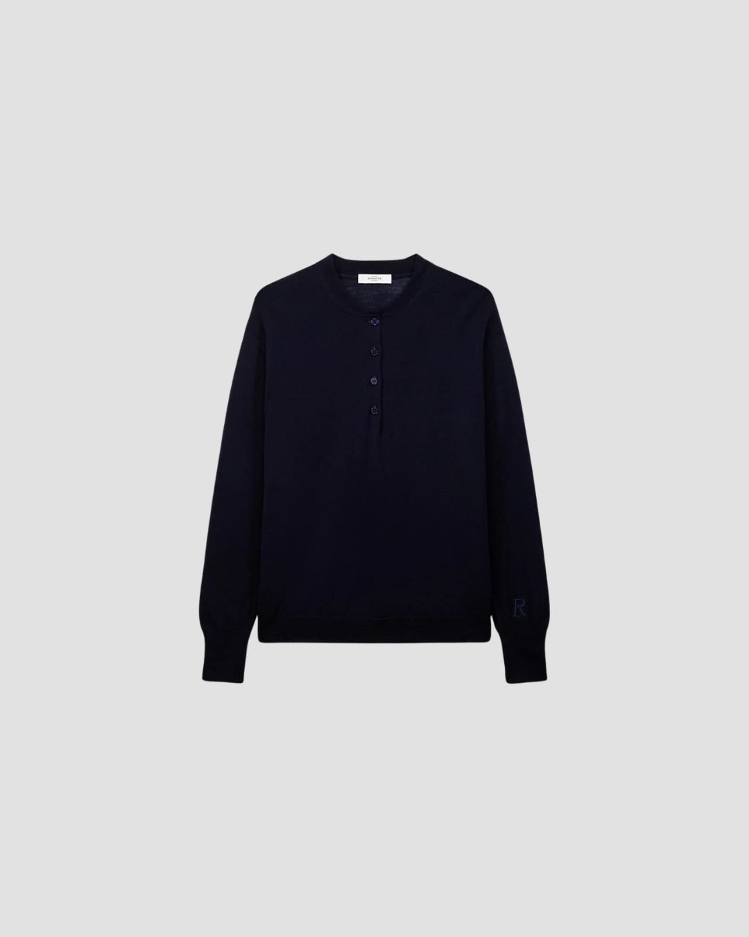 Pull Ella Roseanna, coloris marine, laine