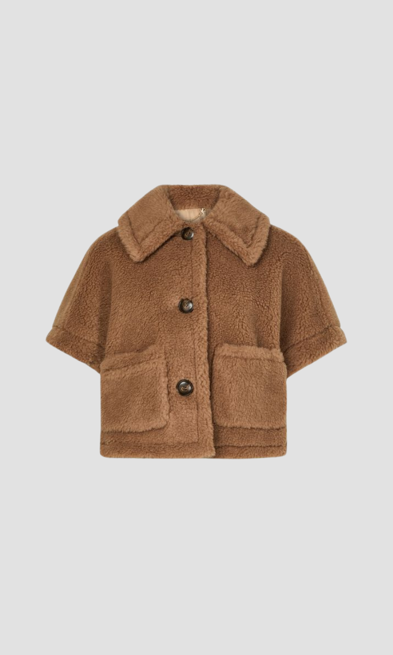 Cape Newterzo Max Mara, coloris chameau, chameau
