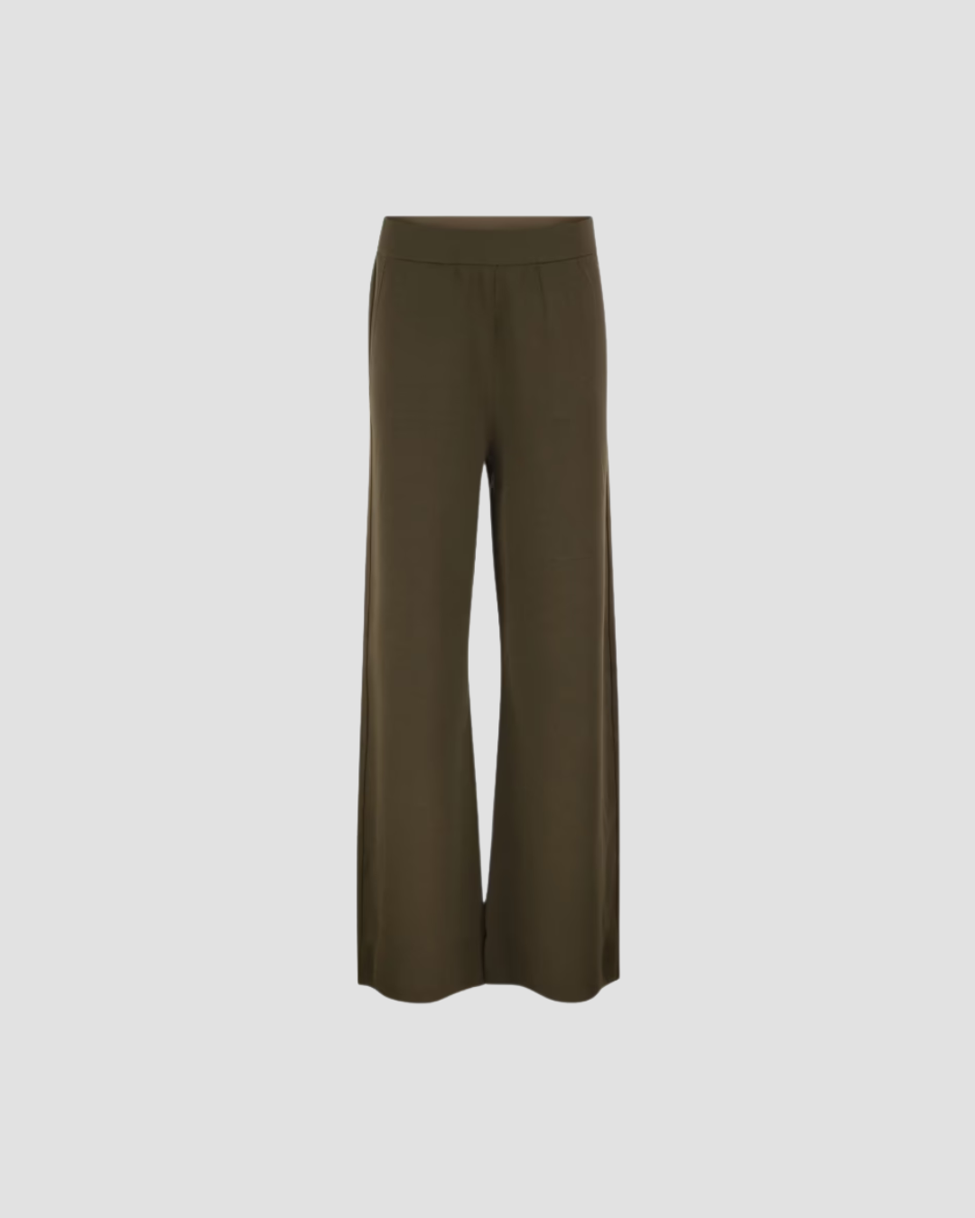 Pantalon en maille Faida Max Mara, coloris kaki, viscose