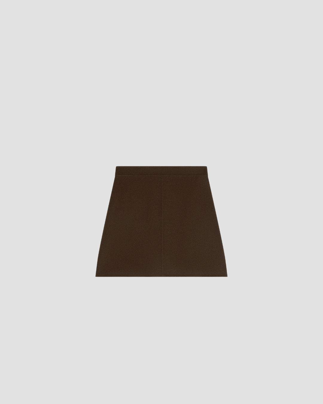 Jupe Juna Vanessa Bruno, coloris chocolat, laine
