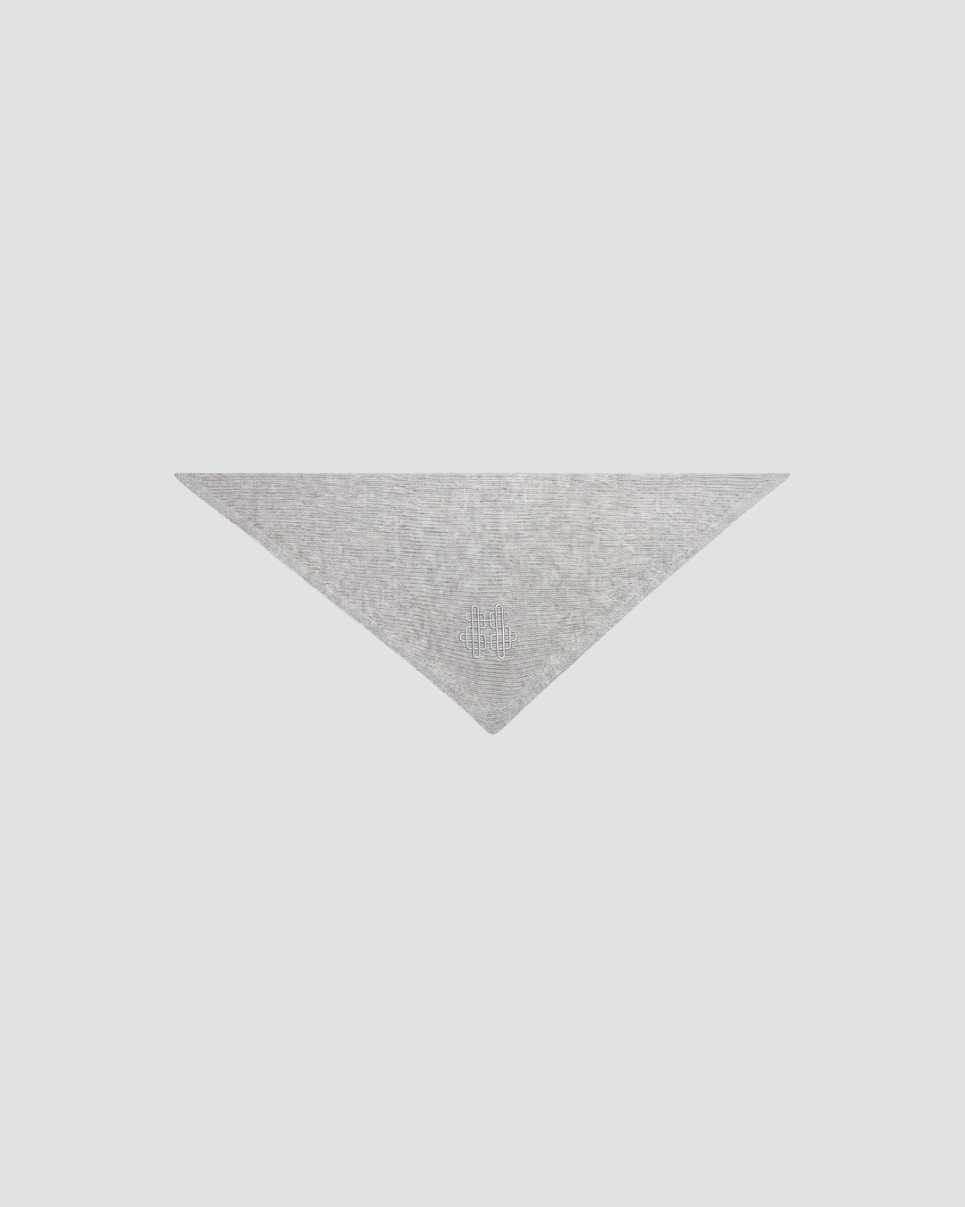Foulard Tifa Nimbus Kujten, coloris gris clair, cachemire
