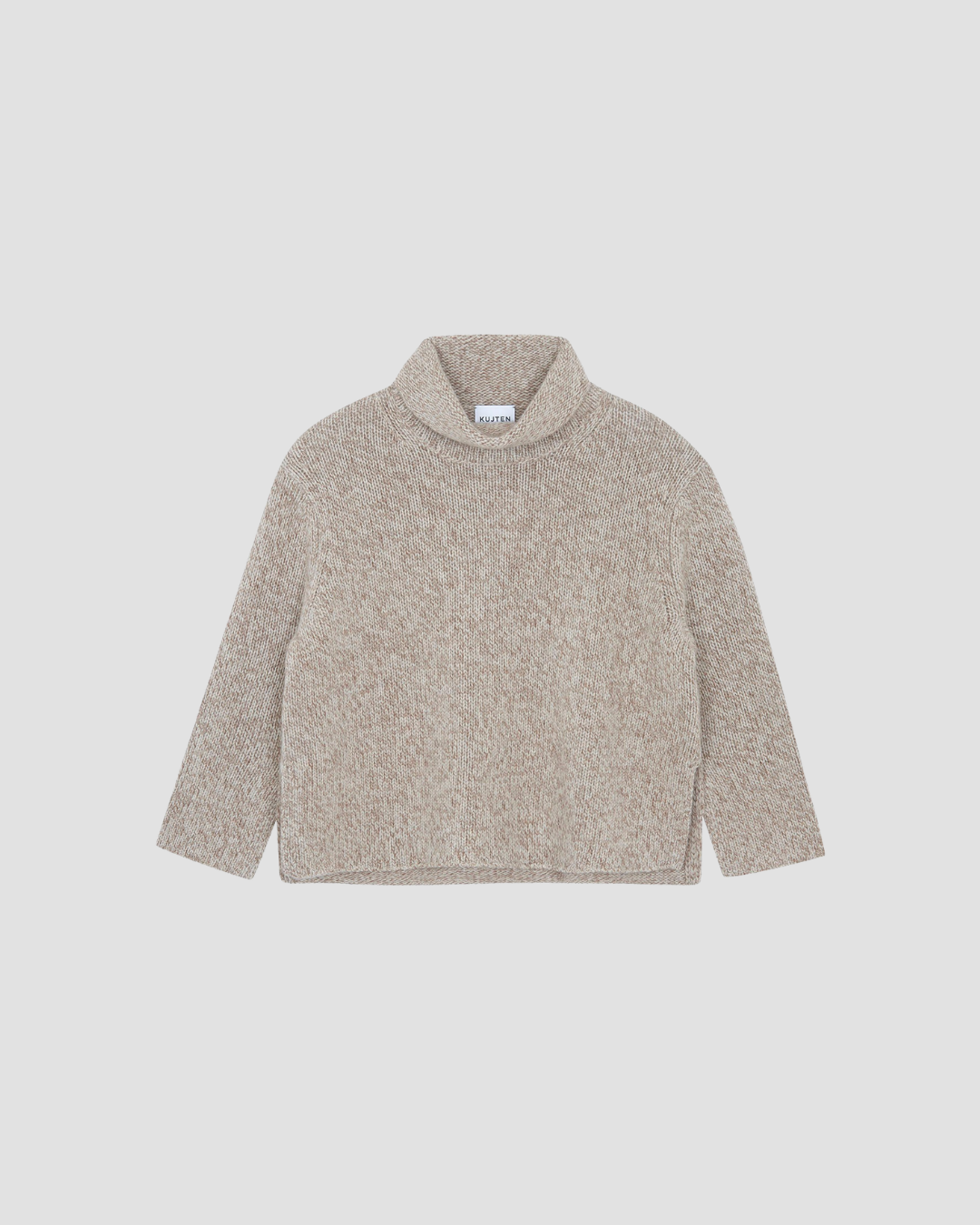 Pull Cristy Kujten, coloris taupe, cachemire