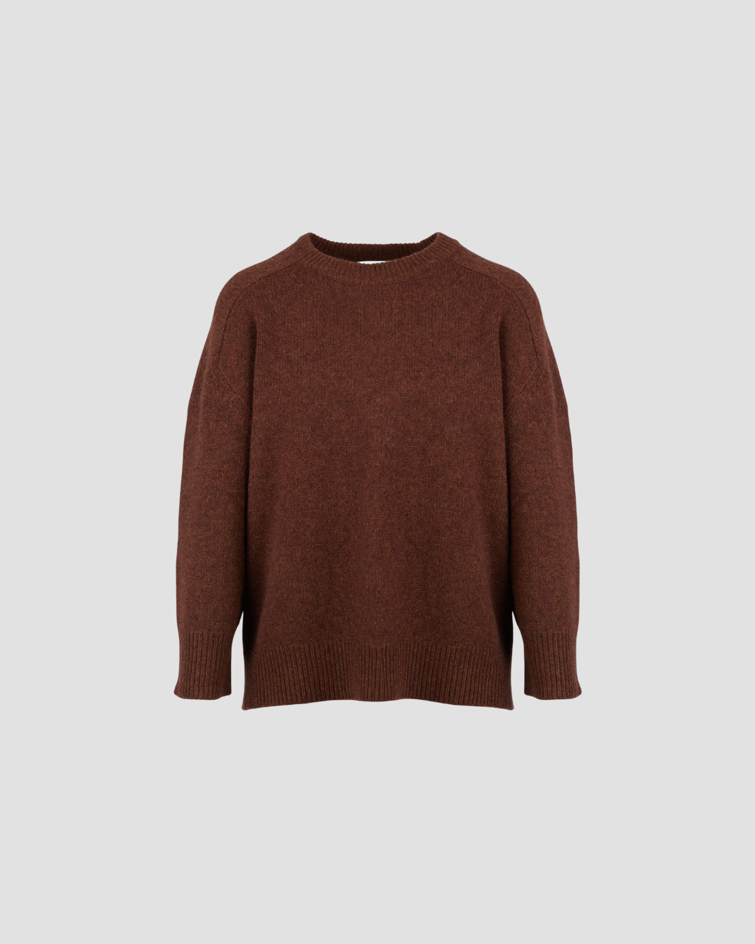 Pull Diane Kujten, coloris marron, cachemire – vue 4