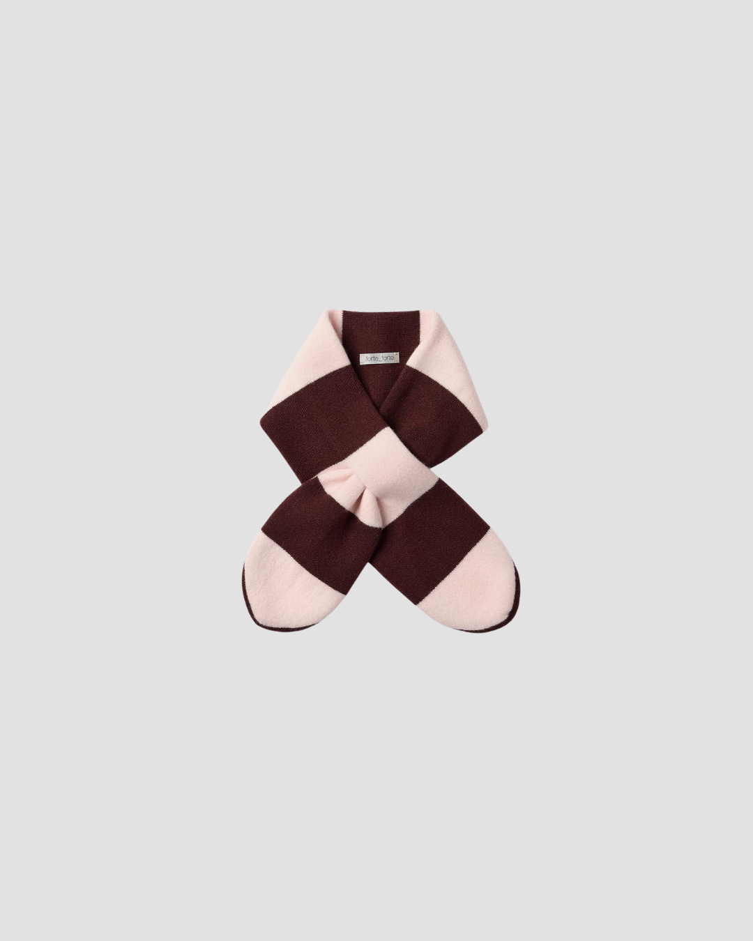 Echarpe 15439 Forte Forte, coloris marron rose, laine