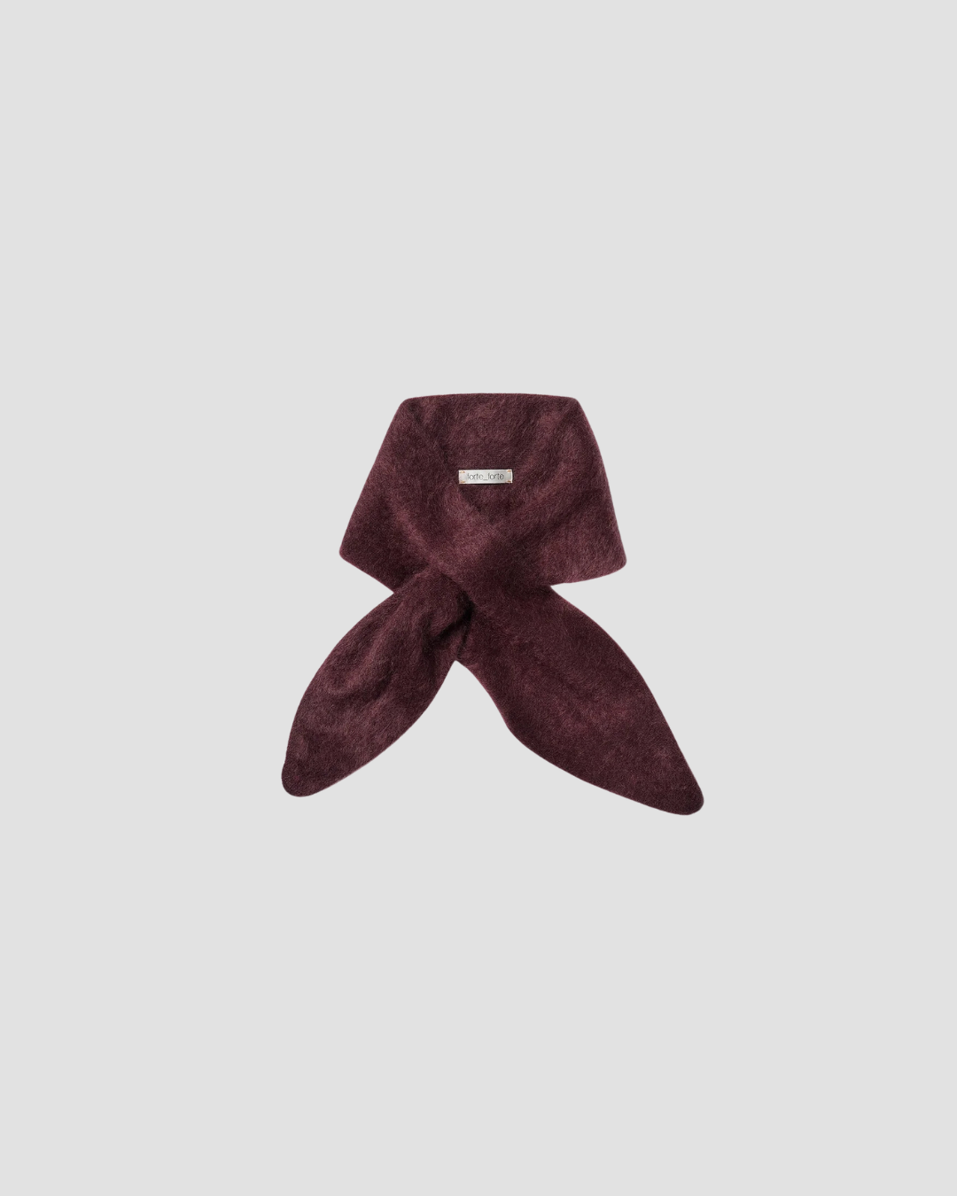 Echarpe 15448 Forte Forte, coloris chocolat, cachemire