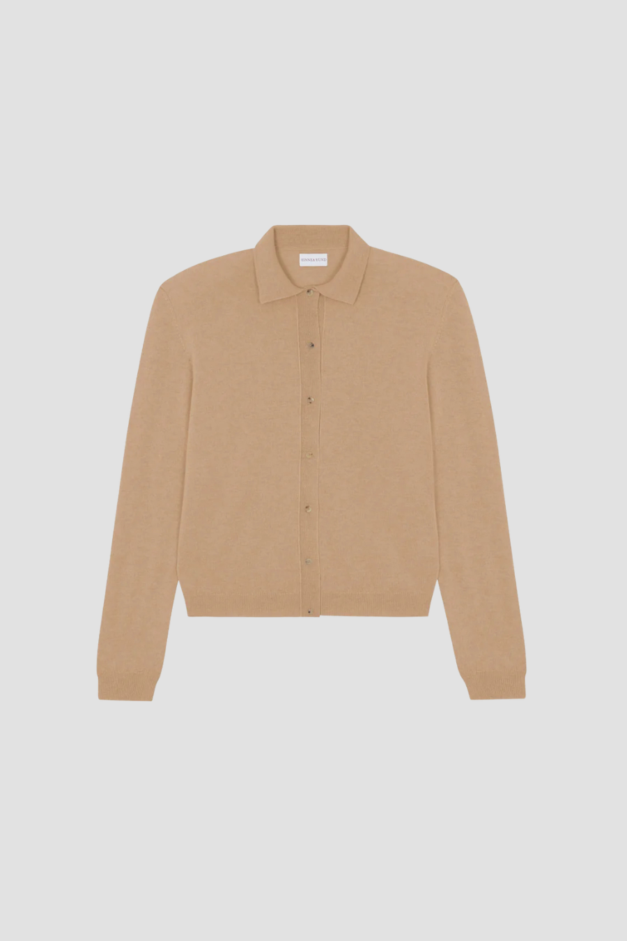 Cardigan Gunilla Linnea Lund, coloris camel, cachemire