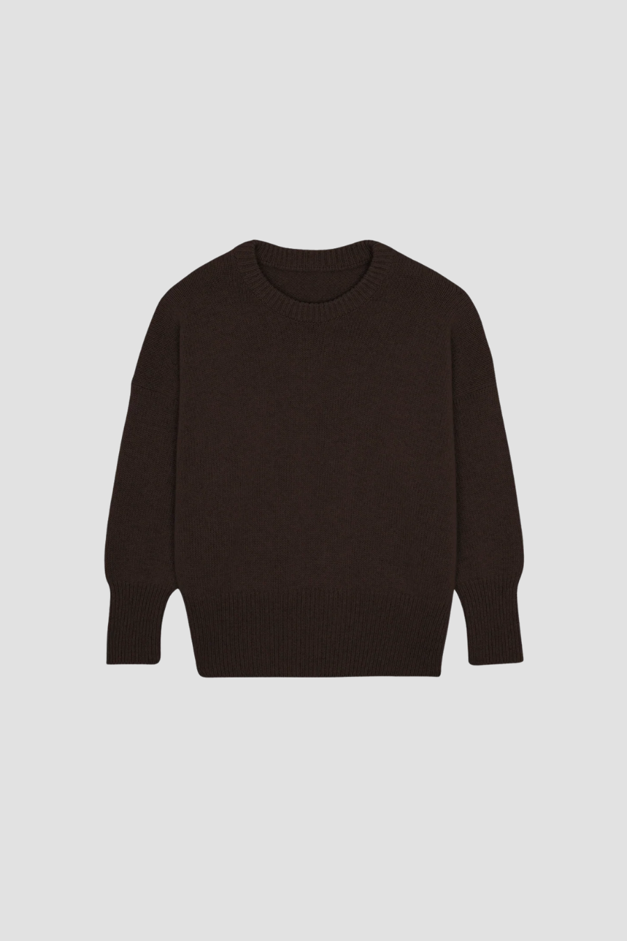Pull Francesca Linnea Lund, coloris chocolat, cachemire