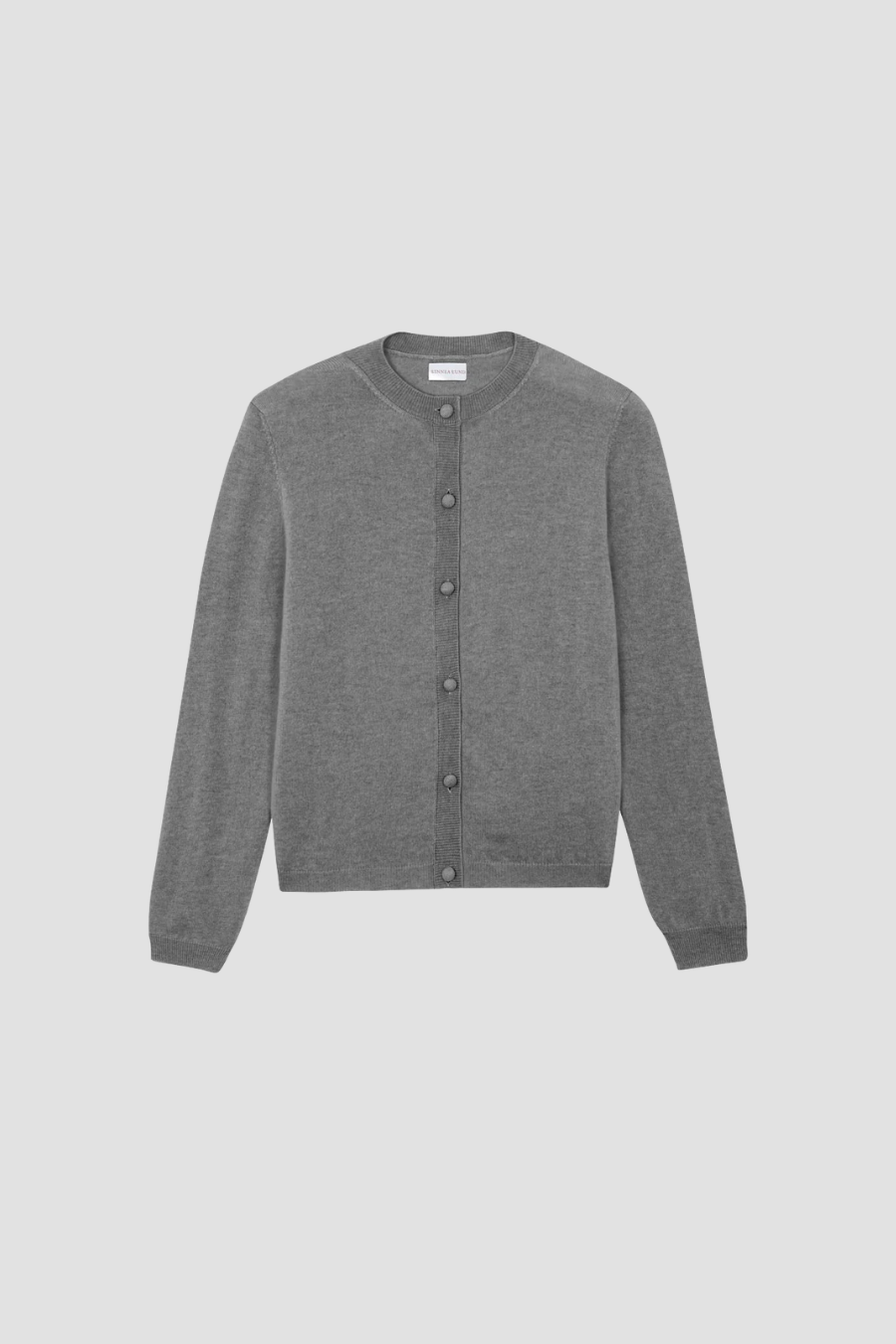 Cardigan Grace Linnea Lund, coloris gris, cachemire