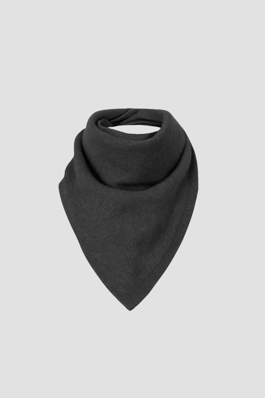 Echarpe mini Stella Linnea Lund, coloris anthracite, cachemire – vue 2