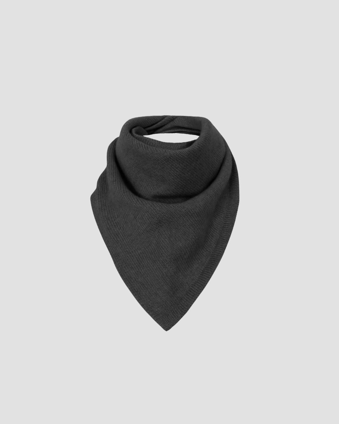 Echarpe mini Stella Linnea Lund, coloris anthracite, cachemire – vue 2
