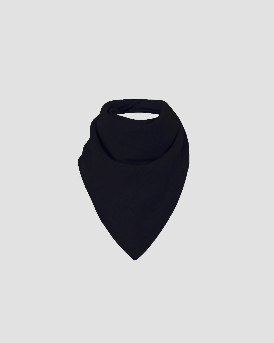 Echarpe mini Stella Linnea Lund, coloris anthracite, cachemire – vue 5
