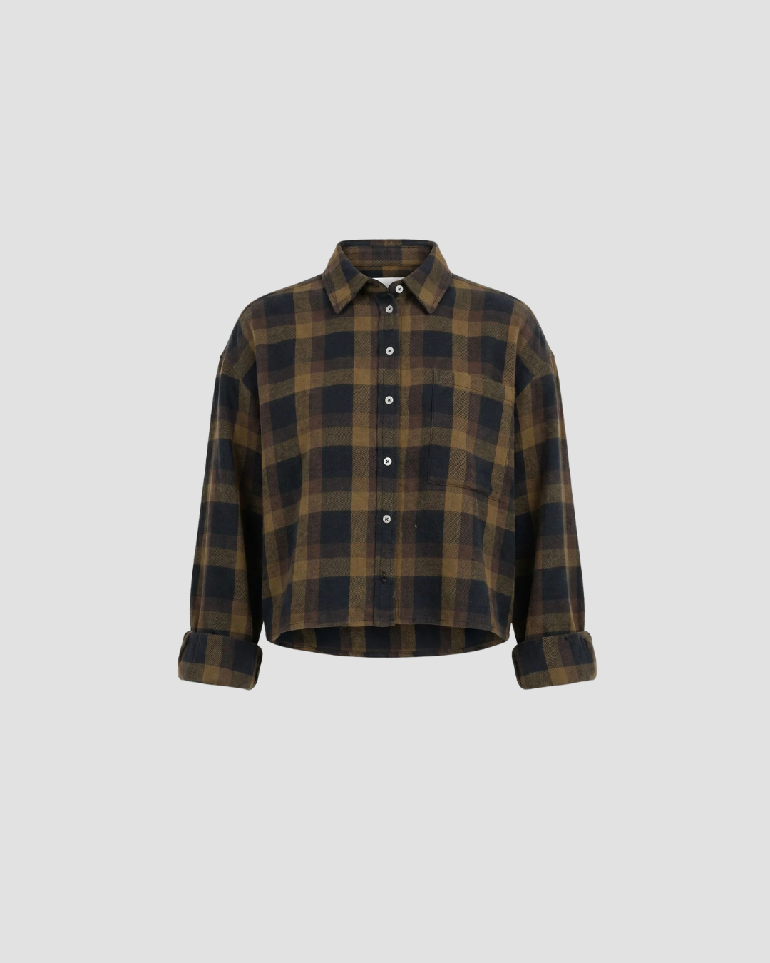 Chemise Karlotta Âme, coloris kaki, coton