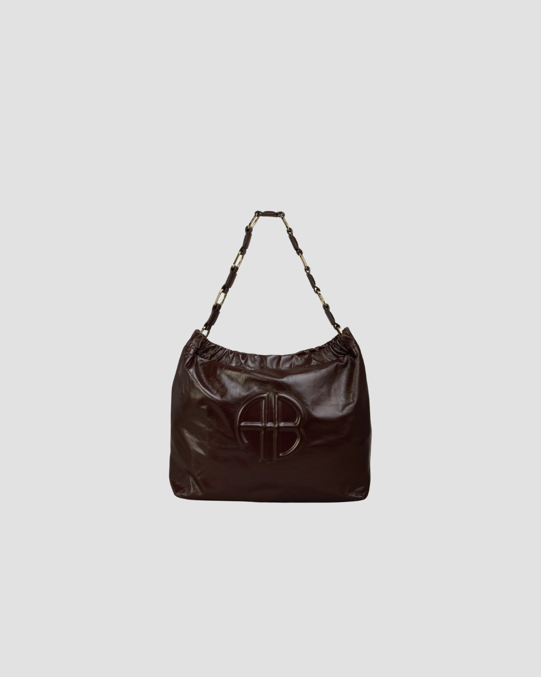 Sac Kate Anine Bing, coloris bordeaux, cuir
