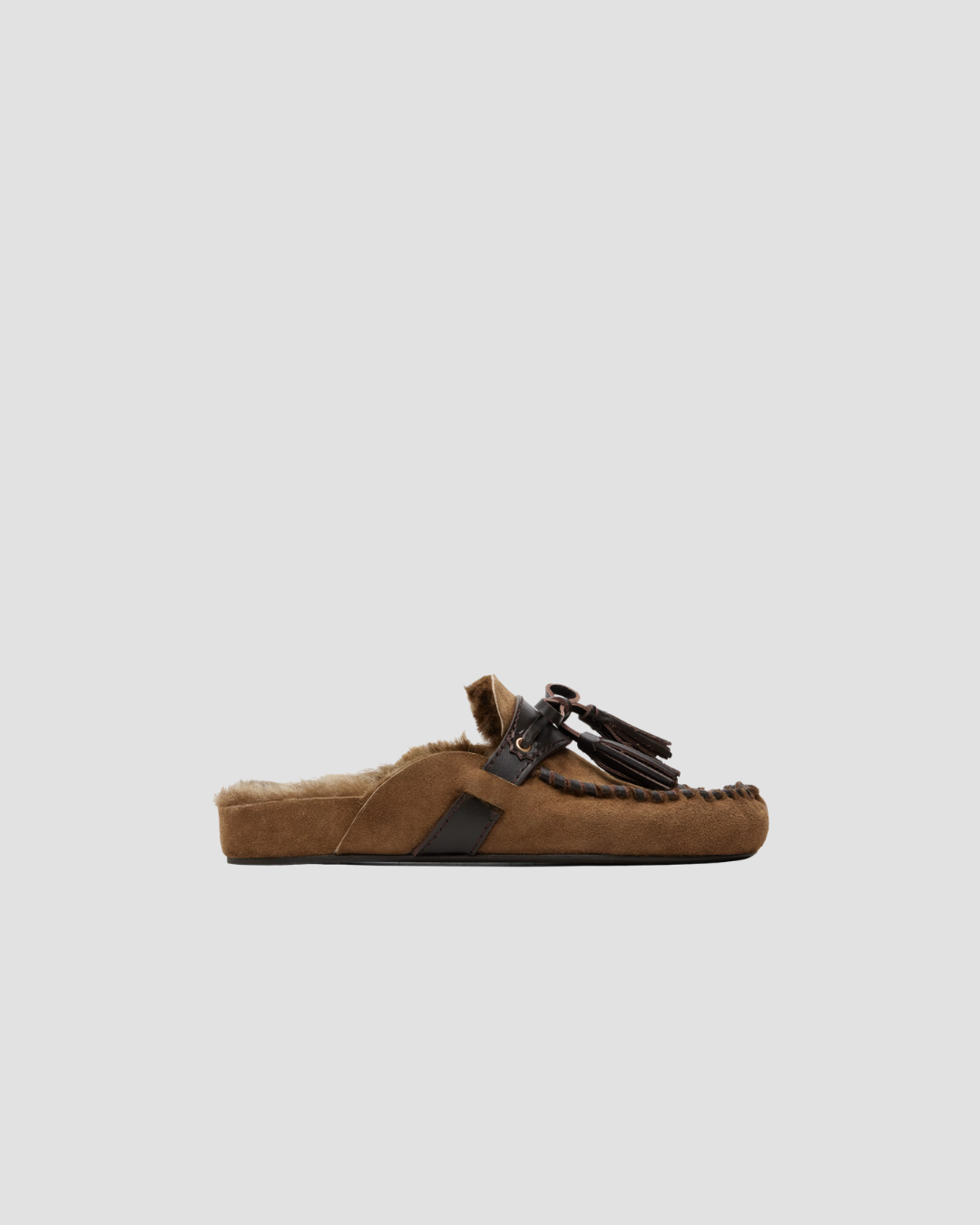 sabots femme fourrés, modèle Malvin, marque isabel marant