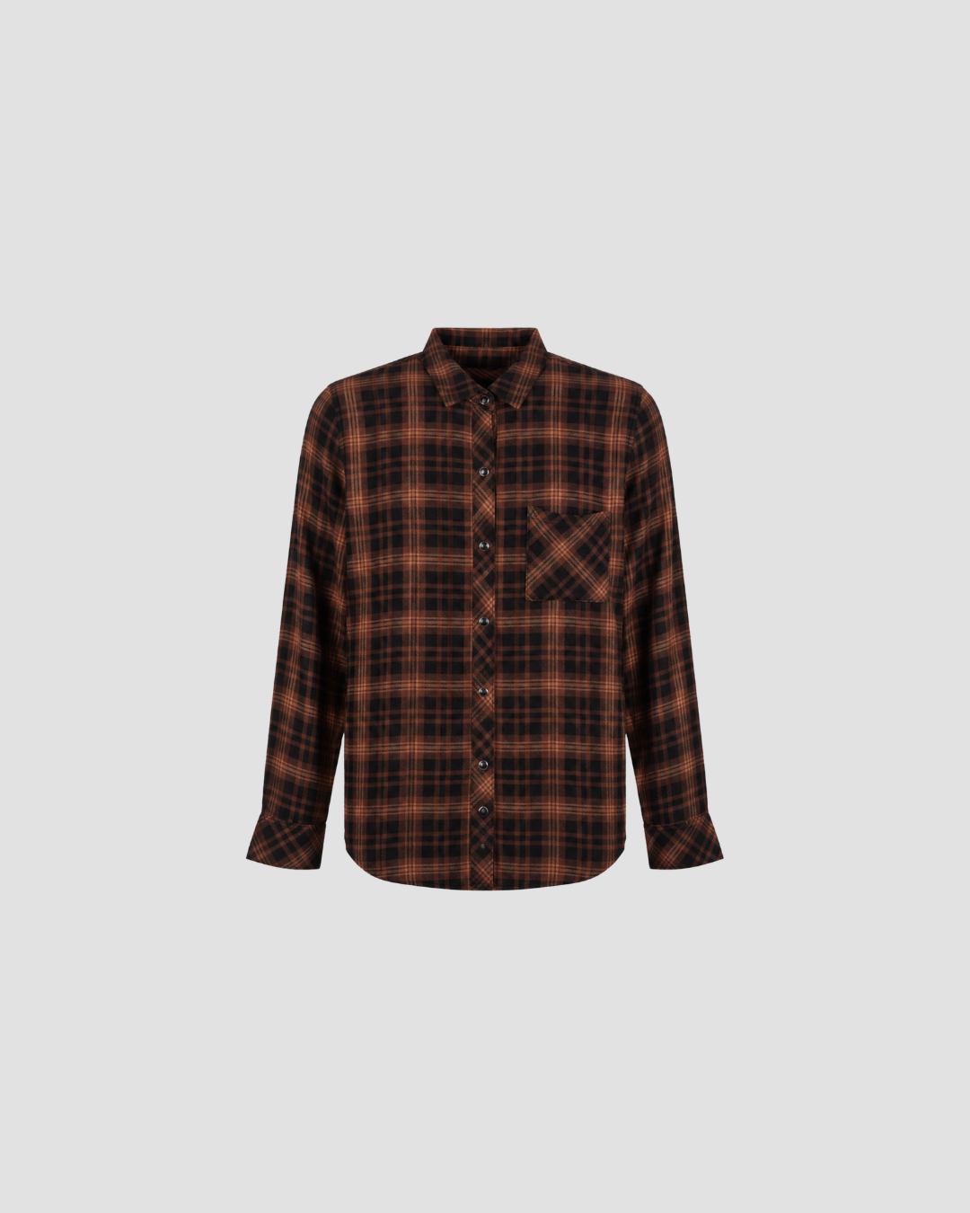 Chemise à carreaux manches longues, coloris noir, marque Rails, modèle hunter