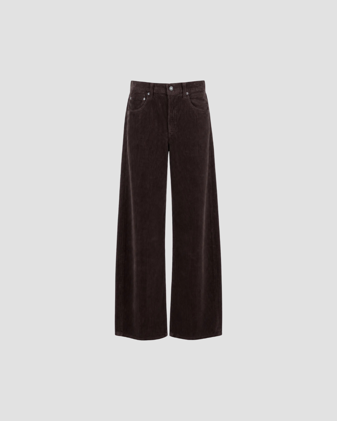JEAN VELOURS , MARQUE AGOLDE, MODELE LOW CURVE , COLORIS MARRON
